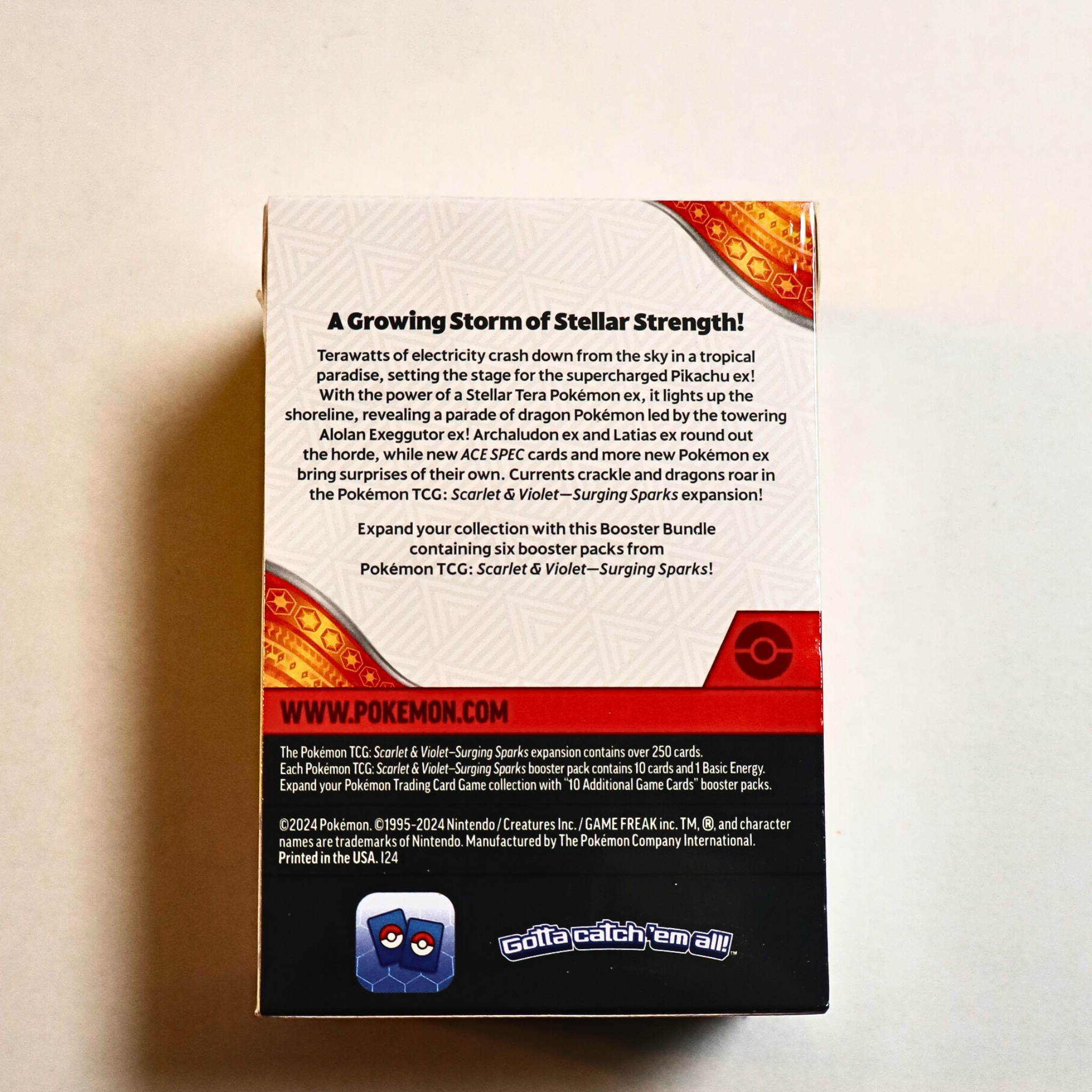 [SEALED] Scarlet & Violet Surging Sparks Booster Bundle (6 Pack)